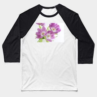 Spring fresh purple tulips Baseball T-Shirt